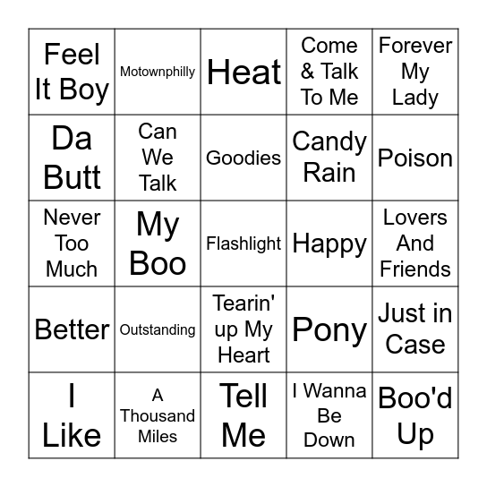 VIBE BINGO Card