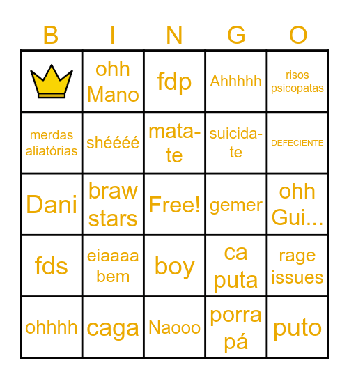 discord Bingo Card