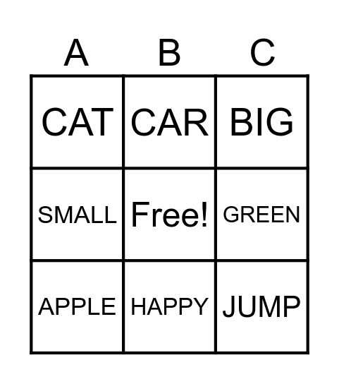 ENGLISH DAY 2024 Bingo Card