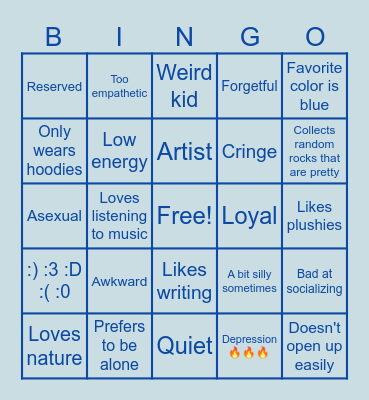 Grayscale Bingo Card