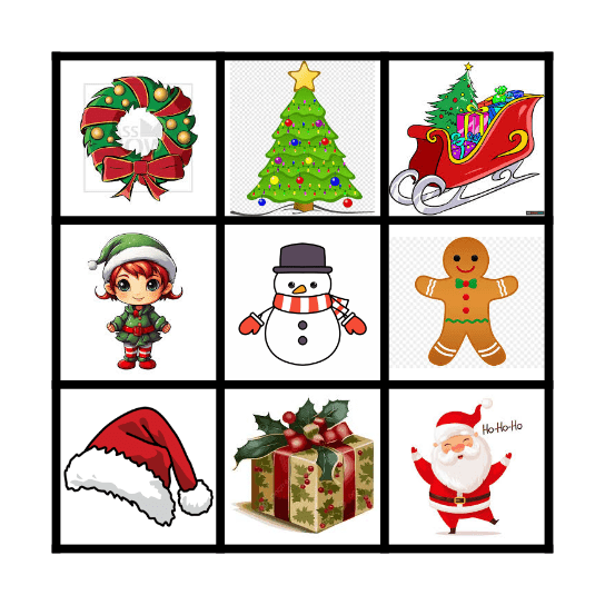 Christmas Bingo 2024 Bingo Card