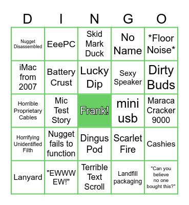 DankPods Bingo Card