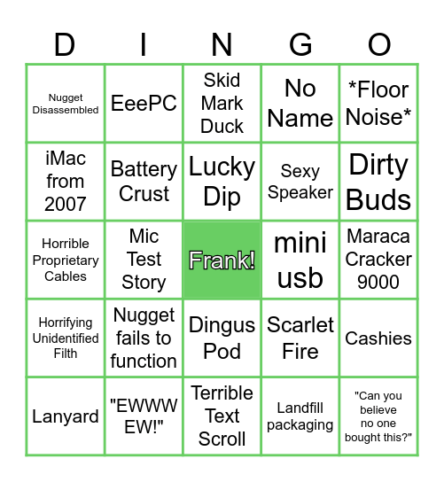 DankPods Bingo Card