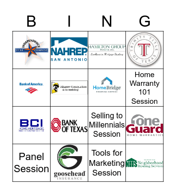 NAHREP MASTERMIND Bingo Card