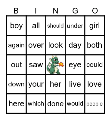 Concept 45 Bingo Card