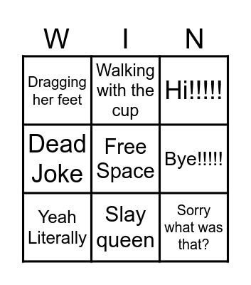 Malia Bingo Board Bingo Card