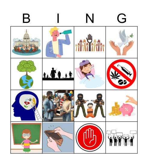 problems de la societe Bingo Card