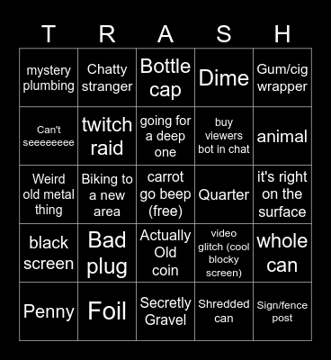 detectign Bingo Card