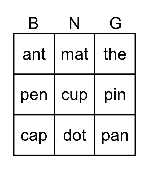 BINGO! Bingo Card