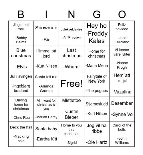 PULE BINGO  <3 Bingo Card