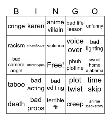 sameer Bingo Card