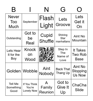 FAMILY REUNION Bingo Card