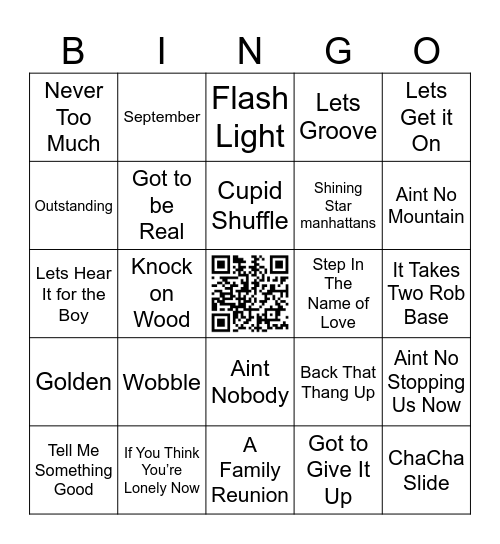 FAMILY REUNION Bingo Card