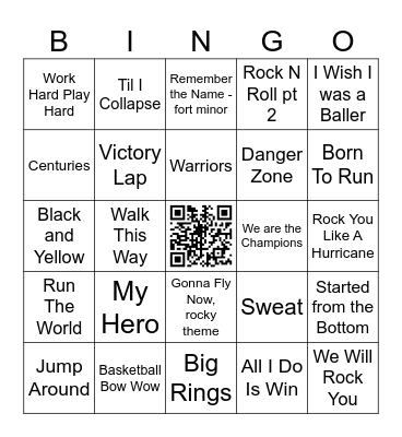 SPORTS RELATED Bingo Card