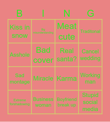 Stupid christmas movies Bingo Card