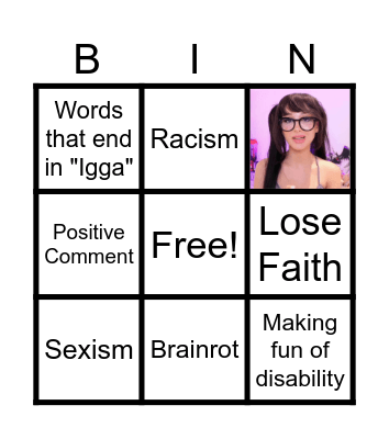 Instagram Reels Bingo Card