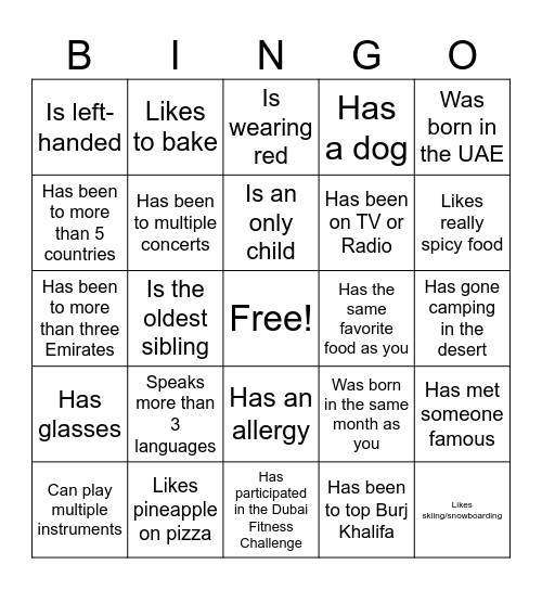 Mission Visible Icebreaker Bingo: Find Someone Who Bingo Card