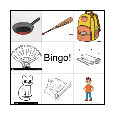 Phonics Bingo Card