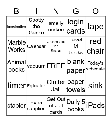 Welcome to 2Co Bingo Card
