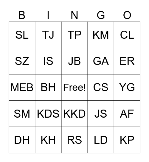 PERIOP RN WEEK Bingo Card