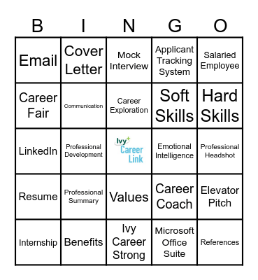 Career Link BINGO! Bingo Card