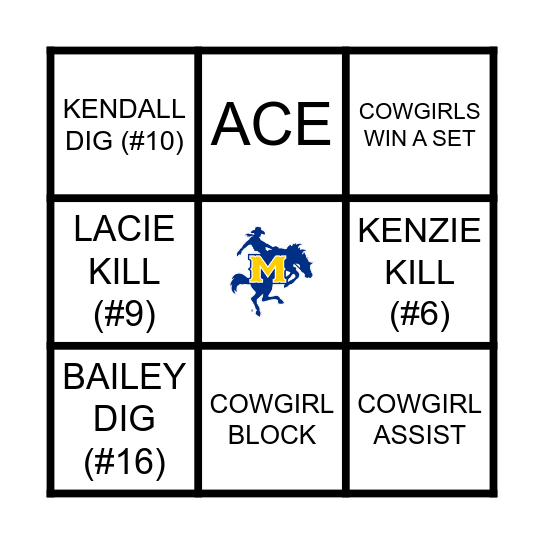 SENIOR DAY BINGO Card