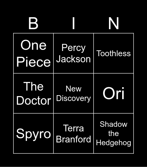 Infinite Craft Bingo Card