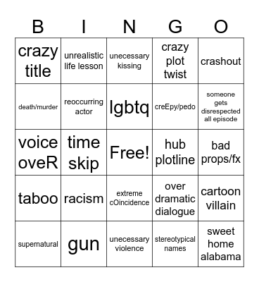 Tomorrows teachings bingo Card