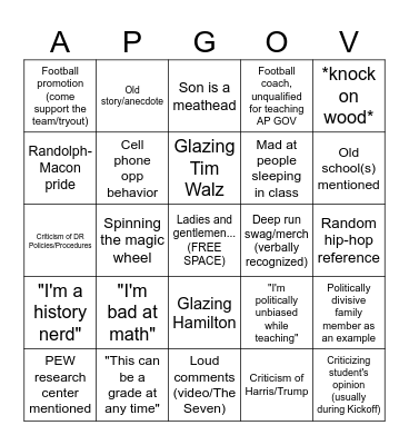 Mullinax Bingo! Bingo Card