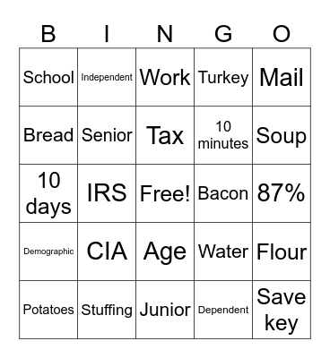 C4CC BINGO Card