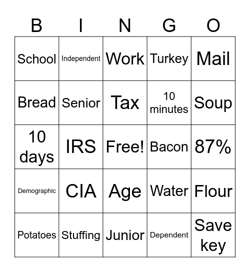 C4CC BINGO Card