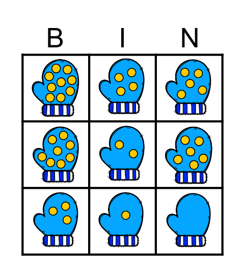 Counting Sets Bingo Card