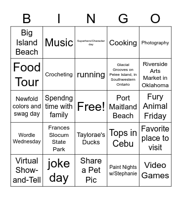 Pro Serv Connect Bingo Card