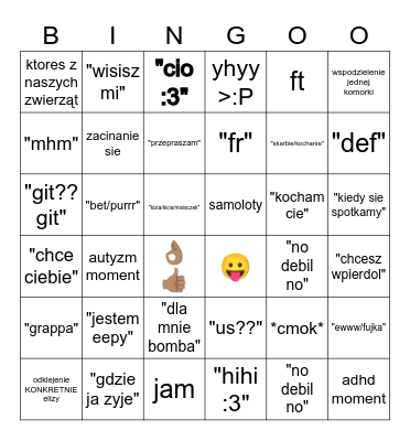 us bingo Card