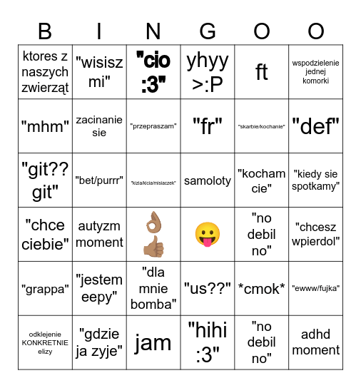 us bingo Card