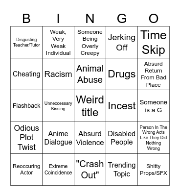 Tomorrow's Teachings Bingo Card