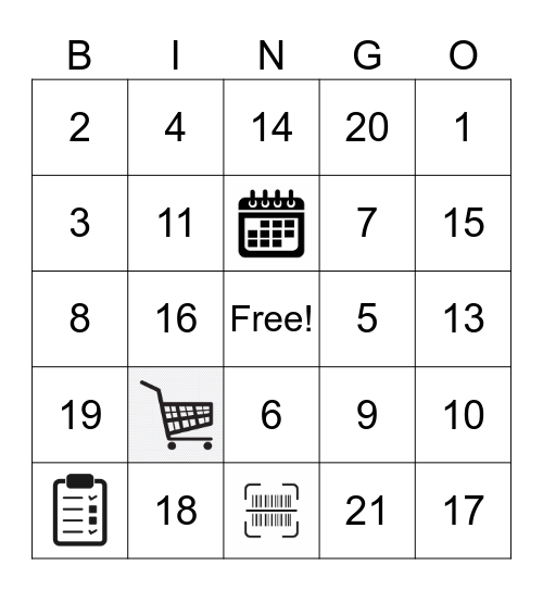 ES Knowledge Bingo! Bingo Card