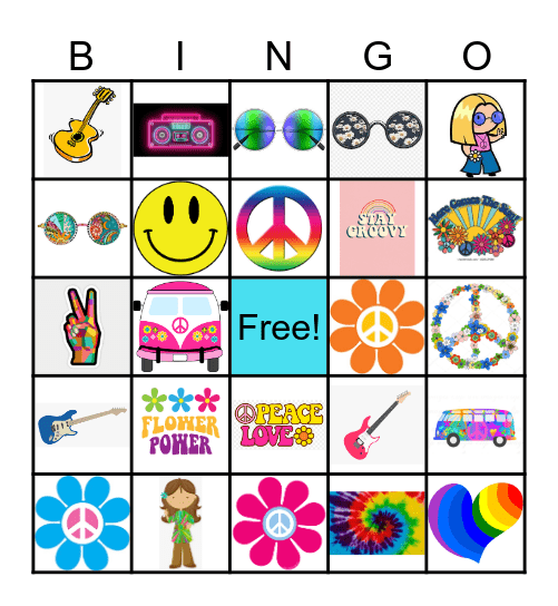 70's BINGO Card