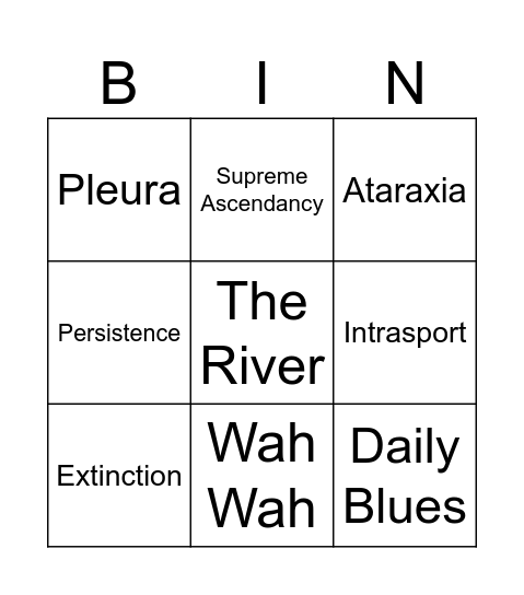 OKC Bingo Card