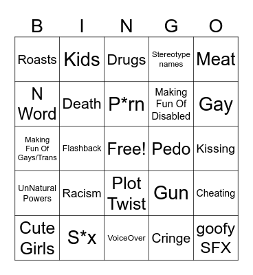 Tommorows Teachings Bingo Card