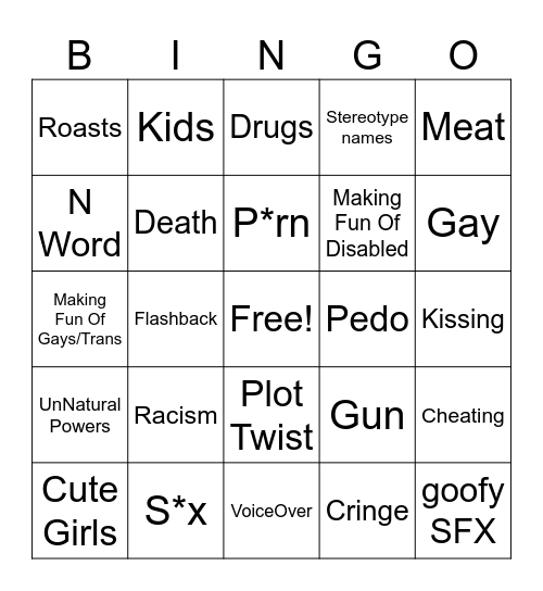 Tommorows Teachings Bingo Card