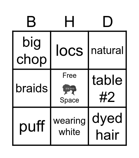 BHD Bingo Card