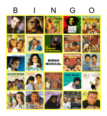 BINGO MUSICAL Bingo Card