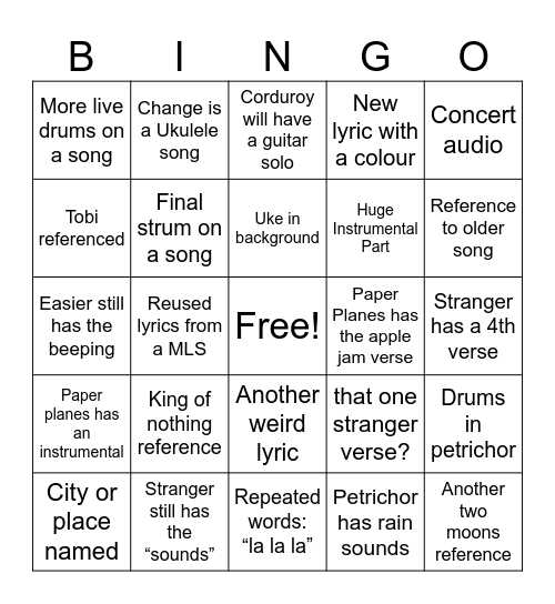 Burnout Bingo Card Bingo Card