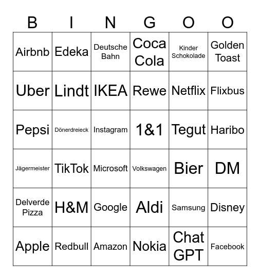 ABM Bingo Card