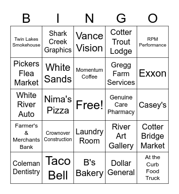 American Enterprise Day 2024 Bingo Card