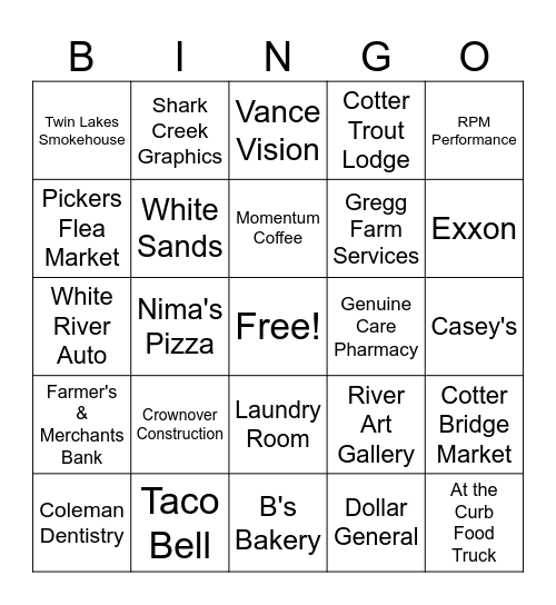 American Enterprise Day 2024 Bingo Card