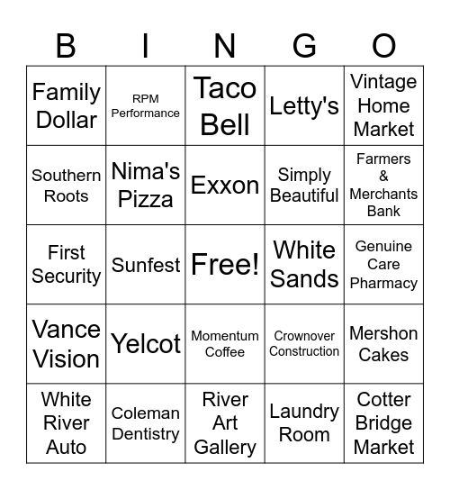 American Enterprise Day, 2024 Bingo Card