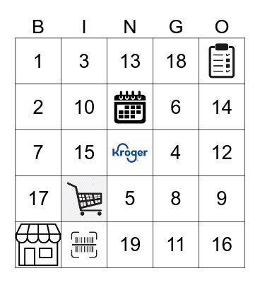 ES Knowledge Bingo! Bingo Card