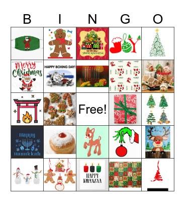 Harr Travel Holiday Party 2023 Bingo Card